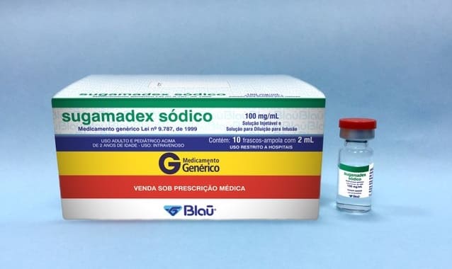 blaufarmaceutica generico sugamadex
