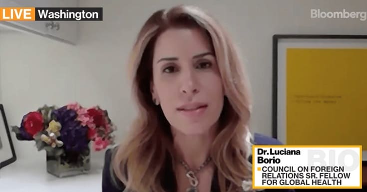 luciana borio coronavirus biden