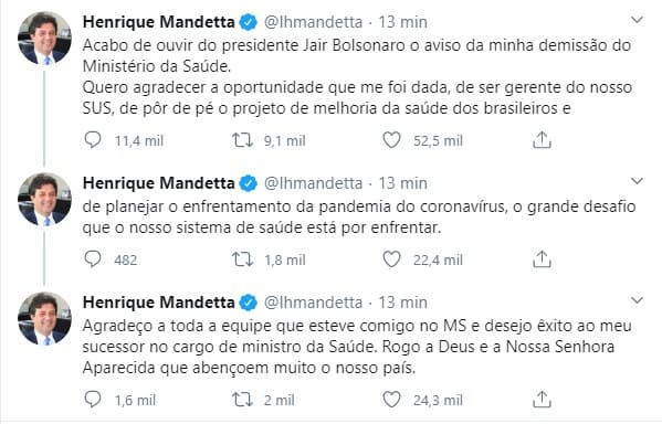 mandetta demissao